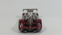 2002 Hot Wheels Grave Rave Krazy 8s Dark Red Die Cast Toy Car Vehicle