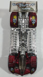 2002 Hot Wheels Grave Rave Krazy 8s Dark Red Die Cast Toy Car Vehicle