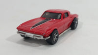 2014 Hot Wheels '64 Corvette Sting Ray Red Die Cast Toy Classic Muscle Car Vehicle