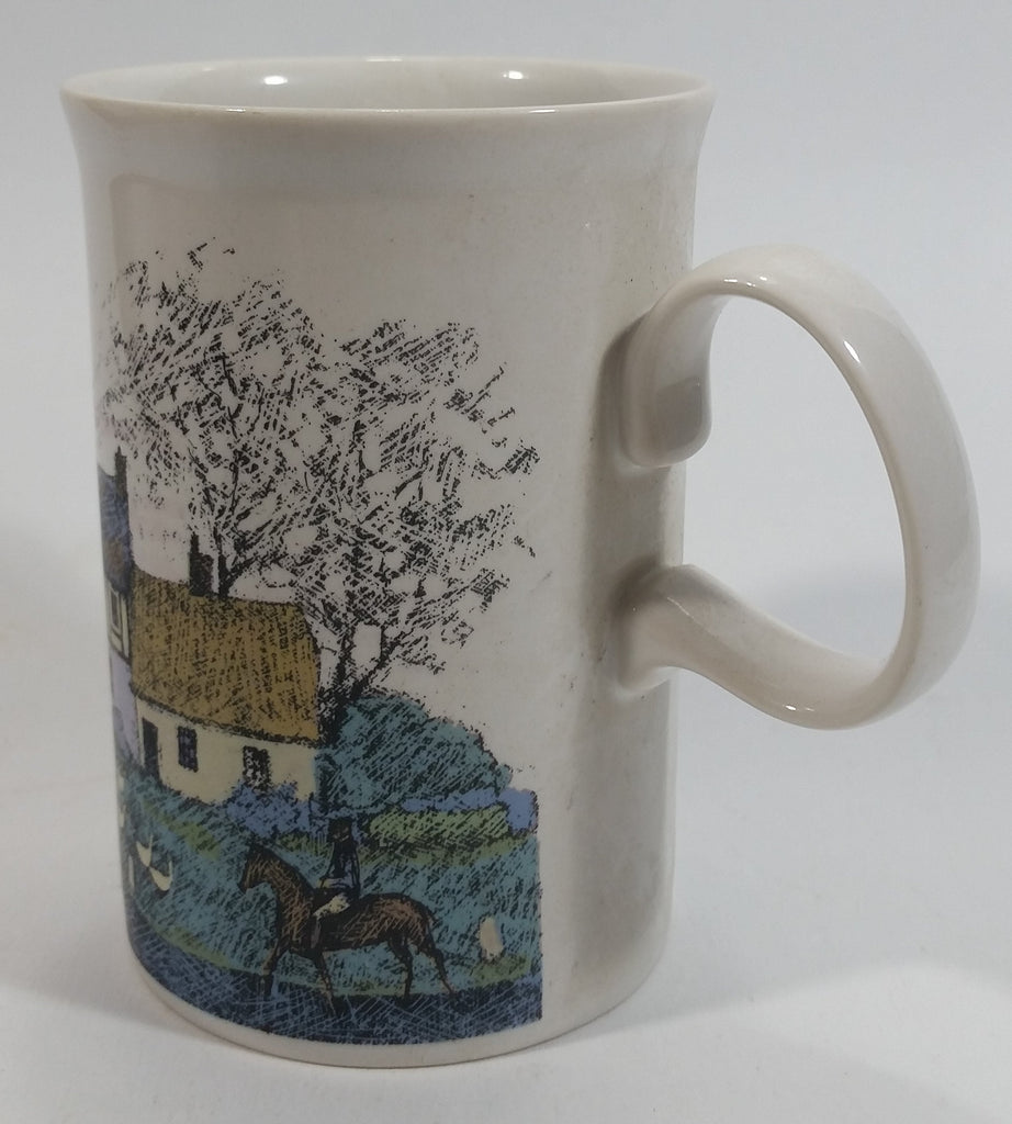 Dunoon Stoneware Saxon Pattern Cottages Coffee Mug Designed By Jack Da
