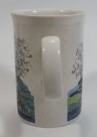 Dunoon Stoneware Saxon Pattern Cottages Coffee Mug Designed By Jack Dadd Made in Scotland