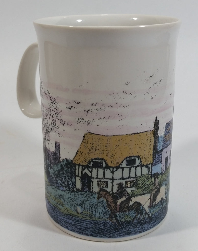 Dunoon Stoneware Saxon Pattern Cottages Coffee Mug Designed By Jack Da