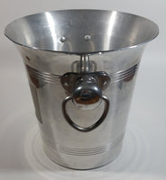 Vintage Hanns Kornell Winery Metal Ice Bucket with Handles Made in France