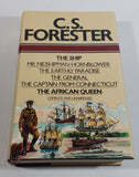 Vintage C.S. Forester The Ship, Mr Midshipman Hornblower, The Early Paradise, The General, The Captain From Connecticut, The African Queen Complete and Unabridged Hard Cover Book