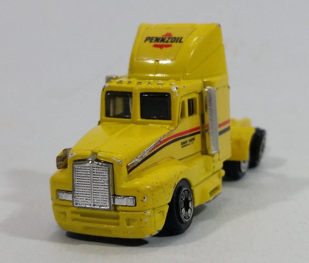 1992 Racing Champions Pennzoil Semi Truck Tractor Yellow Die Cast Toy ...