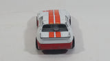 1987 Matchbox Pontiac Fiero White Red Die Cast Toy Car Vehicle - Treasure Valley Antiques & Collectibles