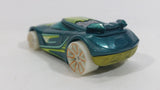 2016 Hot Wheels Glow Wheels Chicane Turquoise Green Die Cast Toy Race Car Vehicle