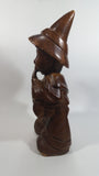 Antique Hand Carved Solid Wood Dwarf Dwarves VII Seventh Gnome Spirit Wooden Carving Folk Art
