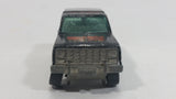1982 Hot Wheels Ford Bronco Black Die Cast Toy Car SUV Vehicle BW Malaysia - Treasure Valley Antiques & Collectibles
