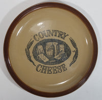 A Country Cooking Original "Country Cheese" Rustic Vintage Styled 9" Plate