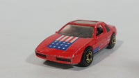 1987 Hot Wheels The Hot Ones Pontiac Fiero 2M4 Red Die Cast Toy Sports Car Vehicle - GHO