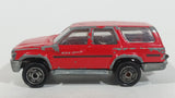 Vintage Majorette Toyota Runner 4x4 No. 276 Red 1/58 Scale Die Cast Toy Car Vehicle