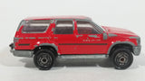 Vintage Majorette Toyota Runner 4x4 No. 276 Red 1/58 Scale Die Cast Toy Car Vehicle