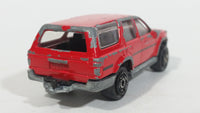 Vintage Majorette Toyota Runner 4x4 No. 276 Red 1/58 Scale Die Cast Toy Car Vehicle