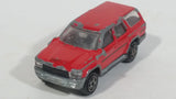 Vintage Majorette Toyota Runner 4x4 No. 276 Red 1/58 Scale Die Cast Toy Car Vehicle