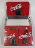 Coca-Cola Coke Soda Pop 2 Packs of Bicycle Brand Playing Cards in Tin Metal Container Beverage Collectible