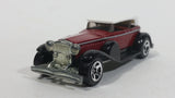 2001 Hot Wheels 1931 Duesenberg Model J ('31 Doozie) Dark Red Die Cast Toy Car Vehicle No. 176