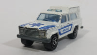 Vintage Majorette Ambulance No. 269 White 1/64 Scale Die Cast Toy Car Vehicle
