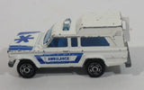 Vintage Majorette Ambulance No. 269 White 1/64 Scale Die Cast Toy Car Vehicle