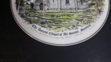 1991 "The Ancient Chapel of All Saints, Steetly" Fine English Bone China Collector Plate By Jenny Hinchliffe - Limited Edition No. 527/1000
