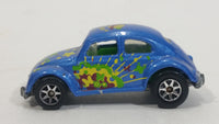 1996 Hot Wheels Mod Bod 1953-57 Volkswagen VW Bug Blue Die Cast Toy Car Vehicle