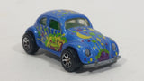1996 Hot Wheels Mod Bod 1953-57 Volkswagen VW Bug Blue Die Cast Toy Car Vehicle