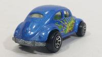 1996 Hot Wheels Mod Bod 1953-57 Volkswagen VW Bug Blue Die Cast Toy Car Vehicle