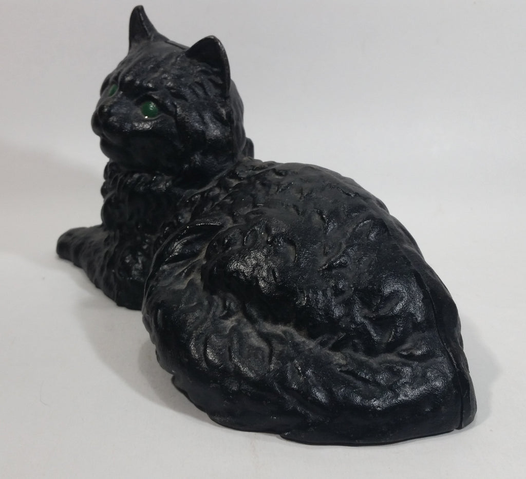 Vintage Hubley Cast Iron Black Cat #1248 Large Decorative Door Stop Or ...