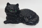 Vintage Hubley Cast Iron Black Cat #1248 Large Decorative Door Stop Ornament - Treasure Valley Antiques & Collectibles