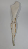 Vintage White Lily Flower Ceramic Wall Art Decorative Hanging 19 1/2" Tall