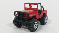 1984 Matchbox Jeep 4x4 Golden Eagle Red Die Cast Toy Car Vehicle Made in Macau - Treasure Valley Antiques & Collectibles