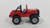 1984 Matchbox Jeep 4x4 Golden Eagle Red Die Cast Toy Car Vehicle Made in Macau - Treasure Valley Antiques & Collectibles