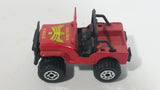 1984 Matchbox Jeep 4x4 Golden Eagle Red Die Cast Toy Car Vehicle Made in Macau