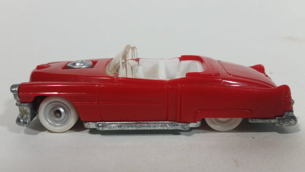 1993 Hot Wheels Gas Hog Cadillac Convertible Red Plastic Body Toy Car Vehicle McDonald's Happy Meal