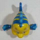 1996 Disney's The Little Mermaid Flounder Fish Character Yellow and Blue Plastic McDonald's Happy Meal Toy
