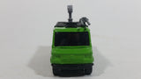 2000 Matchbox Storm Trackers TV News Truck Van Green Die Cast Toy Car Vehicle