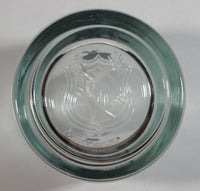 Rare Limited Release Crown Royal "NHL Rocks" San Jose Sharks Hockey Team Clear Glass Whisky Cup