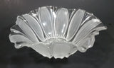 Vintage Crystal Frosted Glass Blossoming Flower Shaped Candy Dish - Treasure Valley Antiques & Collectibles