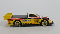 1999 Hot Wheels First Editions Pikes Peak Tacoma Pennzoil Truck Yellow White Die Cast Toy Race Car Vehicle - Treasure Valley Antiques & Collectibles