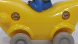 1994 Busy Town Richard Scarry Monkey In Banana Car Plastic Toy Vehicle McDonald's Happy Meals