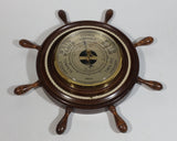 Vintage Adorna Ships Wheel Barometer with Rope Border Made in France