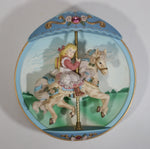 1994 The Bradford Exchange Carousel Day Dreams "Swept Away" Wind Up Musical Collector Plate
