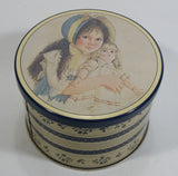 Vintage 1984 Lisa and the Jumeau Doll Cute Tin Metal Canister By Jan Hagara