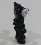 1997 Felix The Cat Black and White Cartoon Character 2" Tall PVC Toy Figure