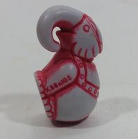 1998 Kinder Surprise K98n105 Circus Elephant Circus Clown Grey and Red Soapstone Style Toy Figurine