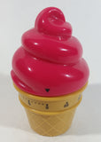 Vintage Safe-T-Cup Magenta Pink Raspberry Ice Cream Cone 60 Minute Kitchen Timer