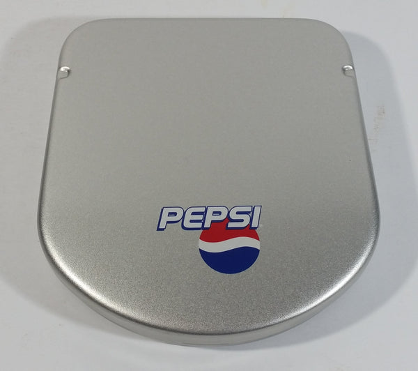 Rare Pepsi Cola Soda Pop Beverage Drink Hard Plastic Silver CD Compact Disc Holder