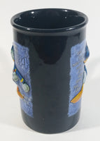 Authentic Original Disney Theme Parks Donald Duck Since 1934 Feisty Fowl 3D Dark Blue Ceramic Coffee Mug - Cartoon Character Collectible