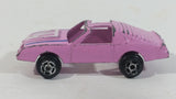 Vintage Tootsietoy Pink Purple Chevy Camaro Die Cast Tiny Toy Car Vehicle