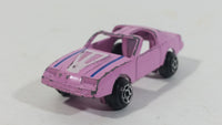 Vintage Tootsietoy Pink Purple Chevy Camaro Die Cast Tiny Toy Car Vehicle